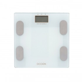 Bilancia Digitale da Bagno Dcook Gallery Bianco Plastica (6 Unità)