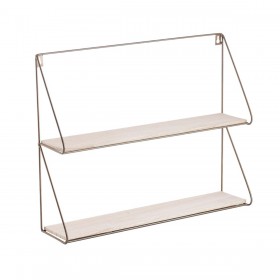 Scaffale Vinthera Moa Acciaio Dorato 50 x 40 x 12 cm (6 Unità)