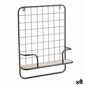 Scaffale Vinthera Moa Acciaio Nero Metallo 42,5 x 12 x 56 cm (8 Unità)