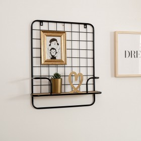 Scaffale Vinthera Moa Acciaio Nero Metallo 42,5 x 12 x 56 cm (8 Unità)