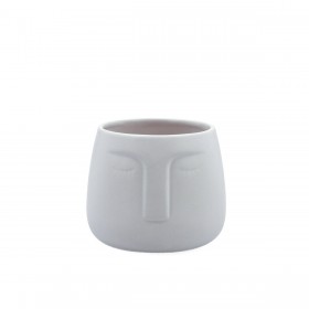Vaso Vinthera Moa Grigio chiaro Ceramica 10,5 x 10,5 cm