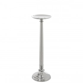 Portacandele Alexandra House Living Grigio Metallo 18 x 64 x 18 cm