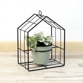 Vaso con supporto Vinthera Moa Verde Metallo 20 x 13 x 27 cm (6 Unità)