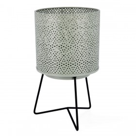 Vaso con supporto Vinthera Moa Verde Metallo 17 x 17 x 29,5 cm (6 Unità)