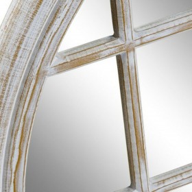 Specchio da parete DKD Home Decor Bianco Decapaggio 90 x 2 x 90 cm 90 x 2,5 x 90 cm (90 Pezzi)