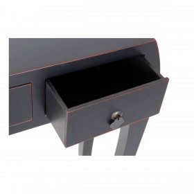 Ingresso con 3 Cassetti DKD Home Decor Nero 96 x 26 x 80 cm