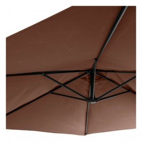 Ombrellone DKD Home Decor MB-166676 Marrone Multicolore Acciaio Metallo/Plastica 300 x 300 x 250 cm