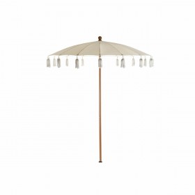 Ombrellone DKD Home Decor Beige Naturale Metallo 170 x 170 x 230 cm