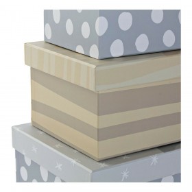 Set di Scatole Decorative DKD Home Decor Multicolore Cartone Per bambini Leone 41 x 28 x 18,5 cm 6 Pezzi