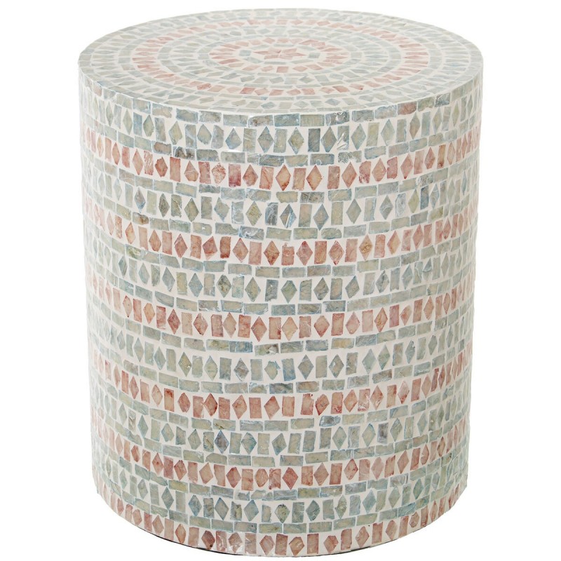 Sgabello Alexandra House Living Multicolore Madreperla 35 x 40 x 35 cm
