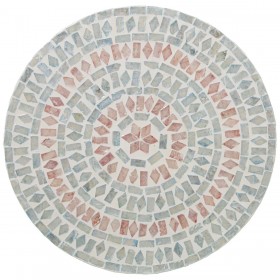 Sgabello Alexandra House Living Multicolore Madreperla 35 x 40 x 35 cm