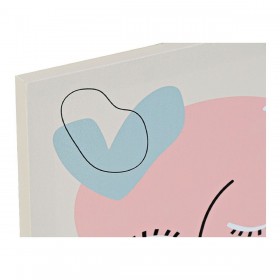 Quadro DKD Home Decor Face Tela Astratto (30 x 1,8 x 40 cm)
