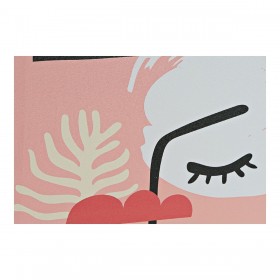 Quadro DKD Home Decor Face Tela Astratto (30 x 1,8 x 40 cm)