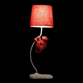 Lampada da tavolo DKD Home Decor Poliestere Resina 25W 220 V Scimmia (2 pcs) (19 x 17 x 53 cm)