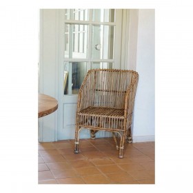 Poltrona da giardino DKD Home Decor Naturale 56 x 52 x 82 cm