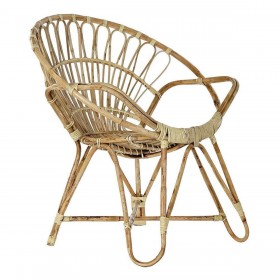 Poltrona da giardino DKD Home Decor Naturale 77 x 58 x 85 cm