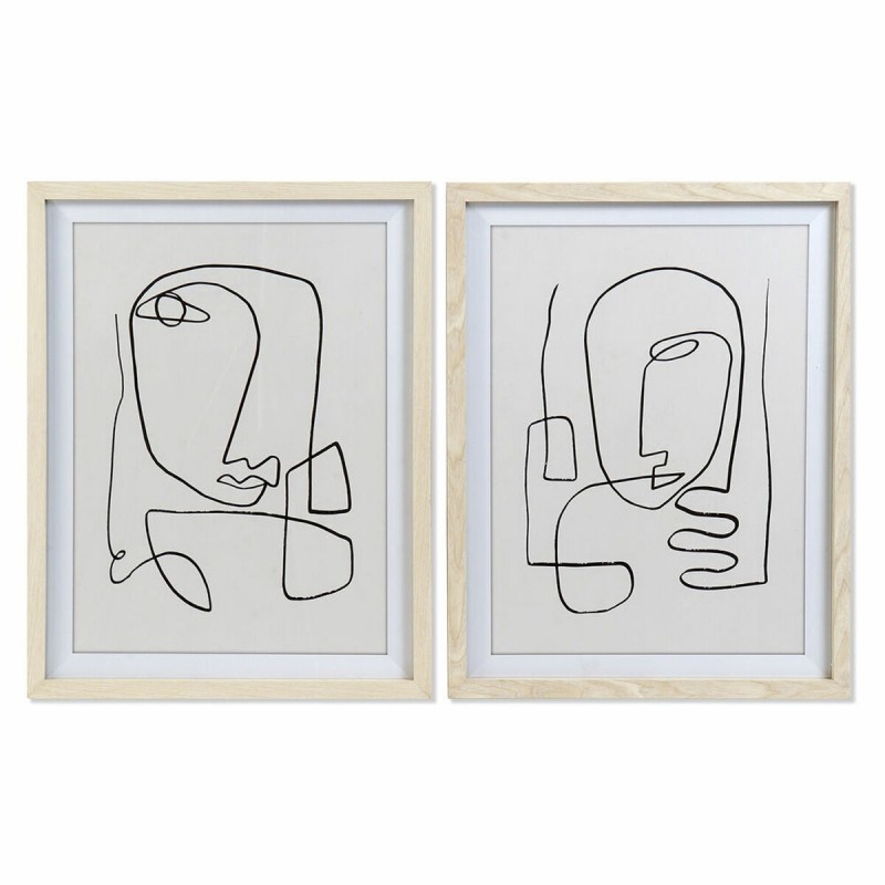 Quadro DKD Home Decor Astratto Moderno (55 x 2 x 70 cm) (2 Unità)