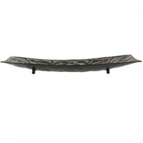 Centrotavola Alexandra House Living Nero Metallo 7 x 19 x 47 cm
