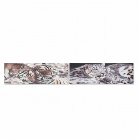 Quadro DKD Home Decor Tela Tigre Pino (135 x 2.5 x 45 cm) (2 pcs)