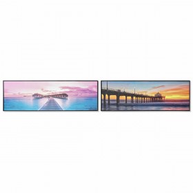 Quadro DKD Home Decor S3018021 Mediterraneo Sole (140 x 3,5 x 45 cm) (2 Unità)
