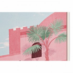 Quadro DKD Home Decor S3018022 Paesaggio Arabo (40 x 2,5 x 50 cm) (2 Unità)