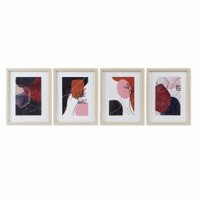 Quadro DKD Home Decor Astratto Moderno (35 x 2 x 45 cm) (4 Unità)