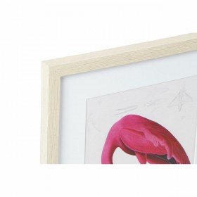 Quadro DKD Home Decor Uccello Orientale (35 x 2 x 45 cm) (4 Unità)