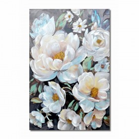 Quadro DKD Home Decor Fiori 80 x 3 x 120 cm Romantico (2 Unità)