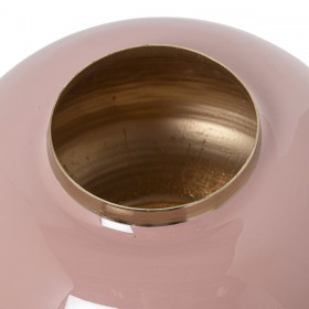 Vaso Alexandra House Living Rosa Dorato Metallo 18 x 18 x 25 cm