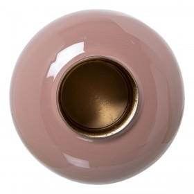 Vaso Alexandra House Living Rosa Dorato Metallo 18 x 18 x 25 cm