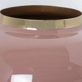 Vaso Alexandra House Living Rosa Dorato Metallo 18 x 18 x 25 cm
