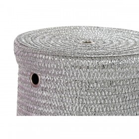 Cestino Multiuso DKD Home Decor Grigio Rosa polipropilene 42 x 42 x 52,5 cm 4 Kg