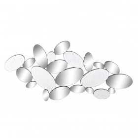 Specchio da parete DKD Home Decor Nero Moderno 119 x 2 x 61 cm 60 x 2 x 120 cm