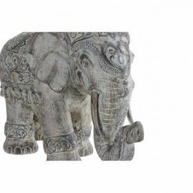 Statua Decorativa DKD Home Decor Beige Multicolore Elefante Coloniale 52 x 23 x 33 cm