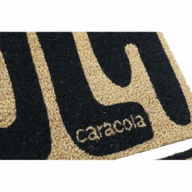 Zerbino DKD Home Decor Hola Caracola PVC Fibra (2 pcs) (60 x 40 x 1.5 cm)
