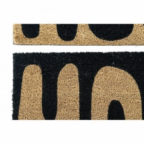 Zerbino DKD Home Decor Hola Caracola PVC Fibra (2 pcs) (60 x 40 x 1.5 cm)