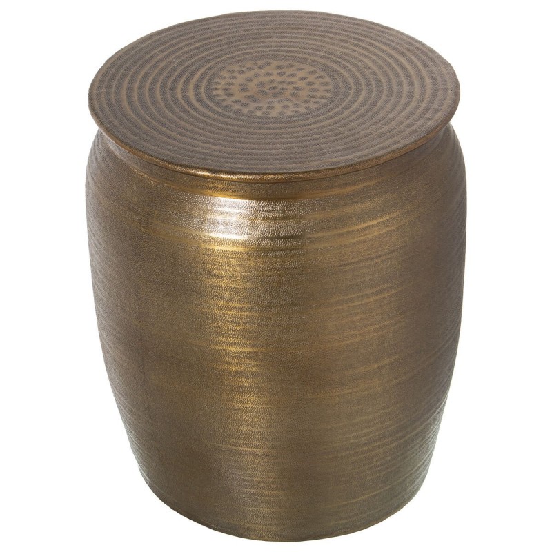 Sgabello Alexandra House Living Dorato Metallo 35 x 41 x 35 cm Intaglio
