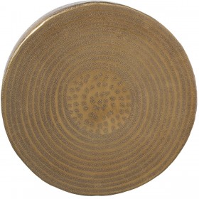 Sgabello Alexandra House Living Dorato Metallo 35 x 41 x 35 cm Intaglio