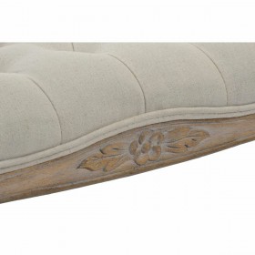 Panca DKD Home Decor   110 x 37 x 48 cm Naturale Beige Legno Legno d'albero della gomma