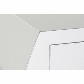 Ingresso DKD Home Decor Bianco Argentato 96 x 26 x 80 cm