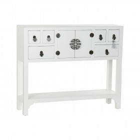 Ingresso DKD Home Decor Bianco Argentato 95 x 24 x 79 cm
