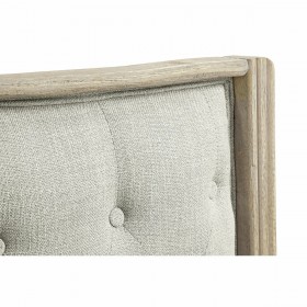 Testiera del Letto DKD Home Decor Beige Naturale Legno Legno d'albero della gomma 180 x 10 x 120 cm