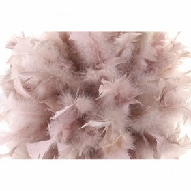 Decorazione Natalizia DKD Home Decor Schiuma Piuma (40 x 40 x 40 cm) (40 cm) (2 Pezzi)