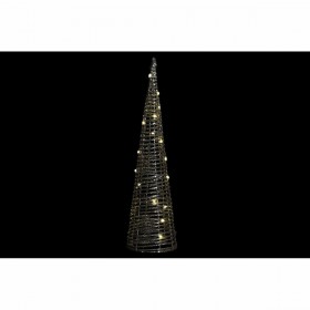 Decorazione Natalizia DKD Home Decor Rattan (2 pcs) (12 x 12 x 40 cm) (16 x 16 x 60 cm)