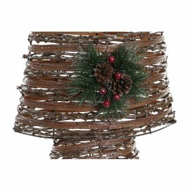 Albero di Natale DKD Home Decor Multicolore Rame Naturale Plastica 32 x 18 x 100 cm (3 Unità)