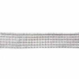 Ghirlanda di Natale DKD Home Decor Dorato Argentato PVC 300 x 5 x 0,1 cm