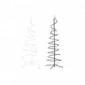 Albero di Natale DKD Home Decor Bianco Nero Metallo 70 x 70 x 190 cm (2 Unità)