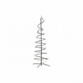 Albero di Natale DKD Home Decor Bianco Nero Metallo 70 x 70 x 190 cm (2 Unità)