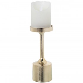 Portacandele Alexandra House Living Dorato Metallo 9 x 21 x 9 cm