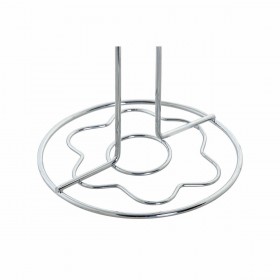 Portarotolo di Carta Igienica DKD Home Decor Argento Metallo Cromato (14 x 14 x 55 cm)